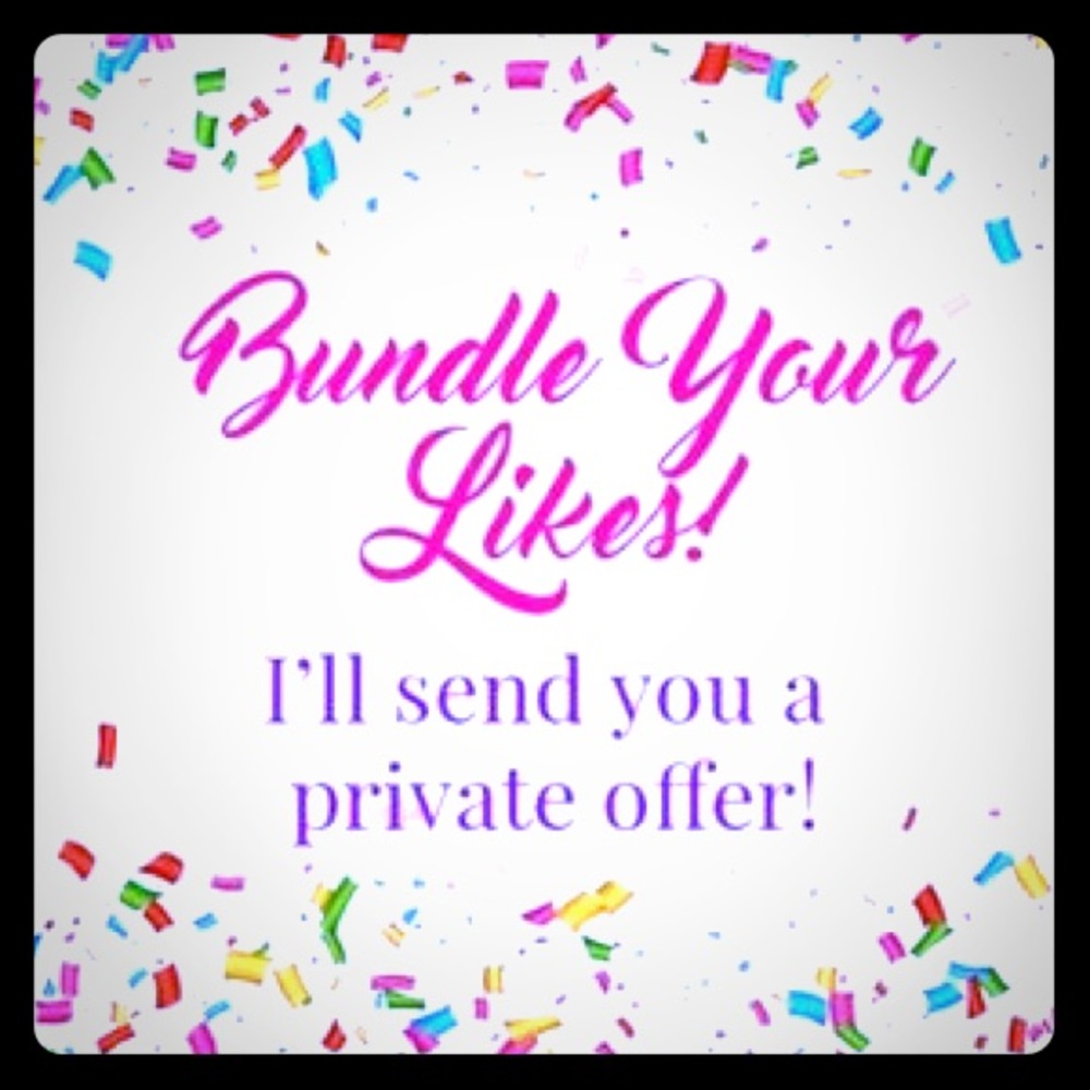 Bundle @ LEAST 2 items for 10% disc& private offer